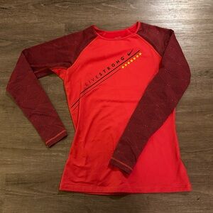 Nike Pro Hyperwarm Livestrong Top Long Sleeve Pullover Shirt Active Size M